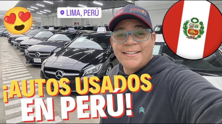 Todo lo que necesitas saber sobre los trámites para comprar coches en Perú