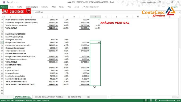 Guía completa para elaborar un balance general, estado de resultados y flujo de efectivo en Excel en Perú