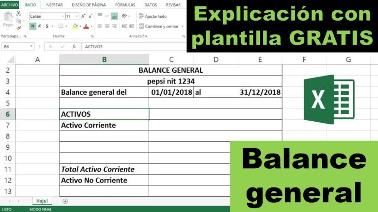 Conoce cómo elaborar un balance general en Excel: Guía paso a paso para trámites en Perú