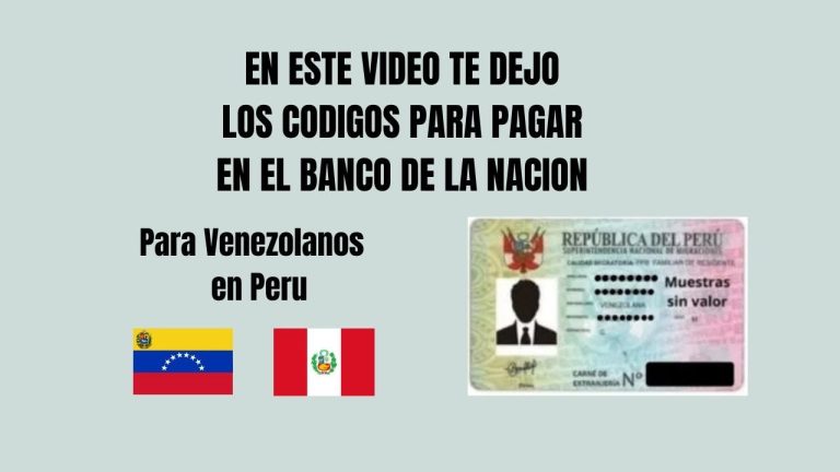 Todo lo que necesitas saber sobre los códigos de pago del Banco de la Nación en Perú