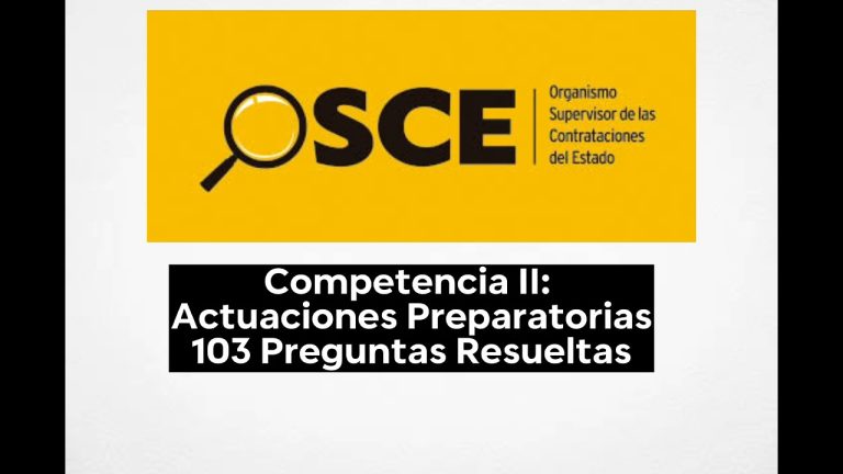 Todo lo que necesitas saber sobre el banco de preguntas para la certificación OSCE en Perú