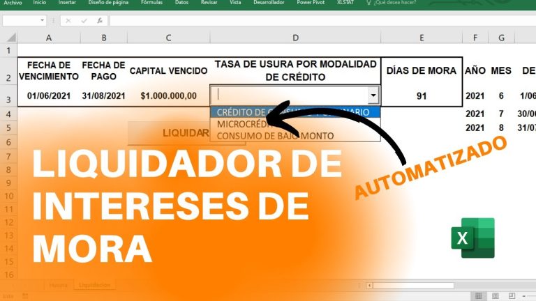 Guía paso a paso: Cómo calcular el interés legal en Excel para trámites en Perú