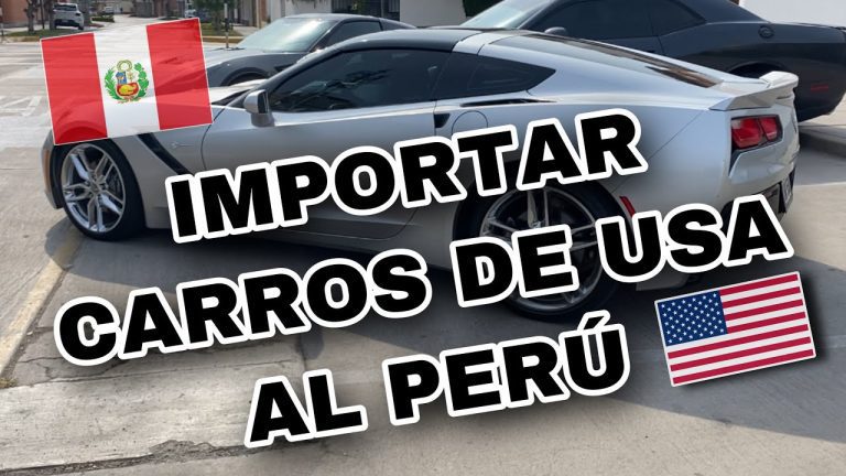 Todo lo que debes saber sobre la importación de carros de USA a Perú: trámites, costos y requisitos
