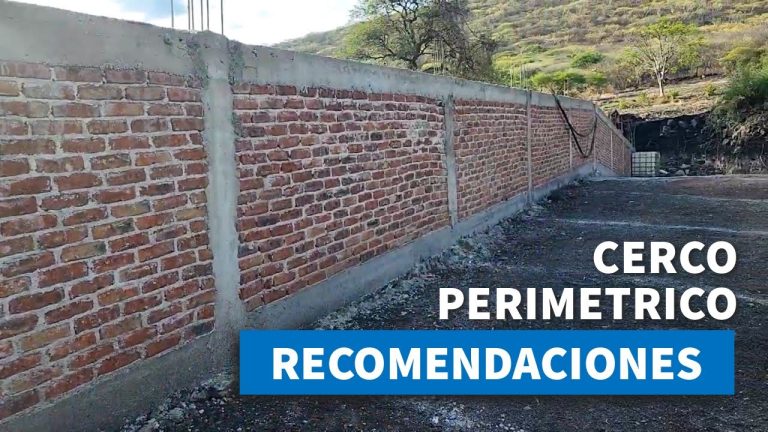 Guía completa para la instalación de cerco perimétrico de ladrillo en Perú: requisitos y pasos a seguir