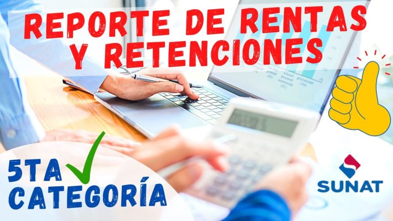 Todo lo que necesitas saber sobre el certificado de rentas y retenciones en Perú: guía completa