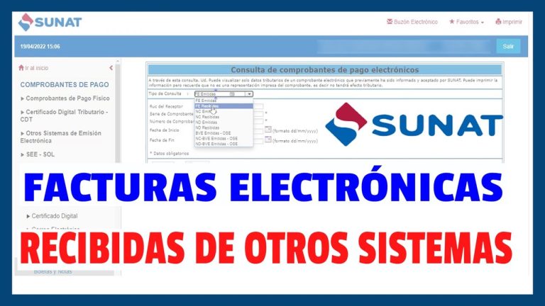 Guía completa para consultar facturas electrónicas recibidas en SUNAT: ¡Simplifica tus trámites en Perú!