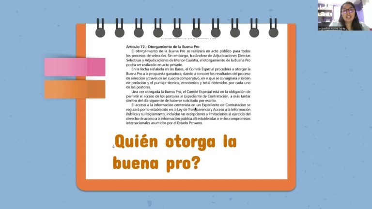 Guía completa del proceso de consentimiento de la buena pro en Perú: todo lo que necesitas saber