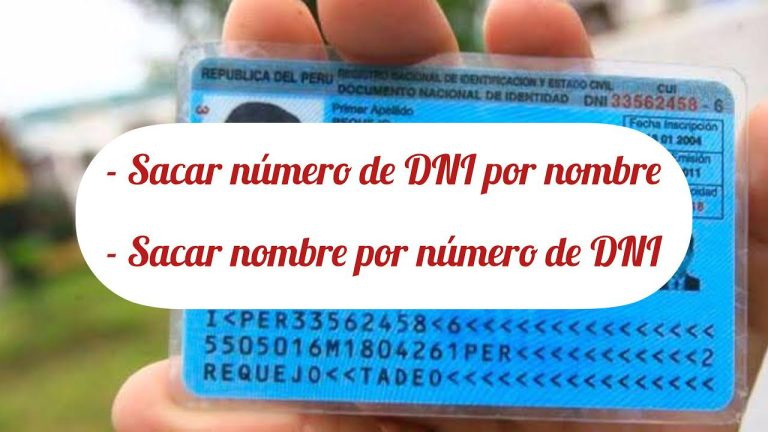 Descubre cómo obtener el número de DNI con tus datos personales en Perú: Guía paso a paso para trámites efectivos