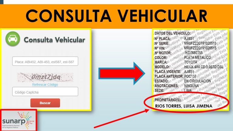 Todo lo que necesitas saber sobre el registro vehicular por placa en Perú: ¡Realiza tu trámite fácilmente!