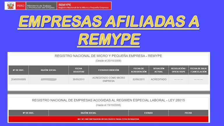 Guía completa para la consulta del régimen laboral de MYPE en Perú: ¡Aprende todo lo que necesitas saber!