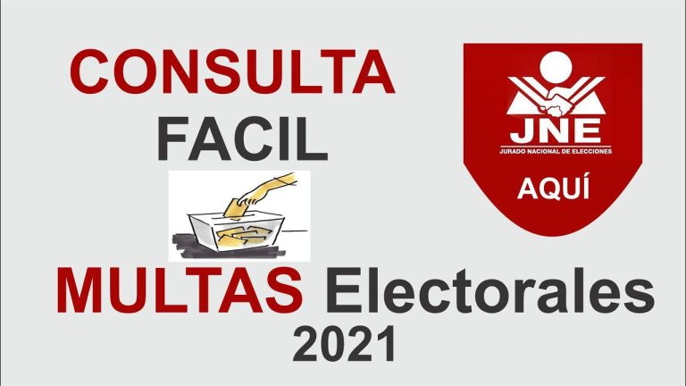¿Quieres consultar si tienes multas electorales en Perú? Descubre cómo hacerlo fácilmente
