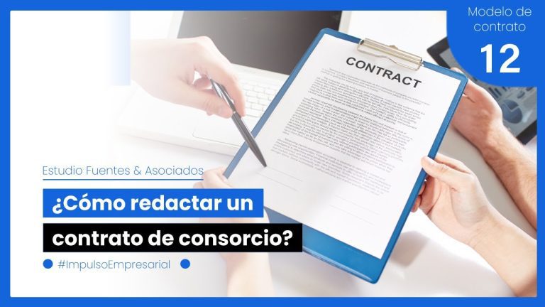 Descarga gratis el contrato de consorcio en formato PDF – Trámites en Perú