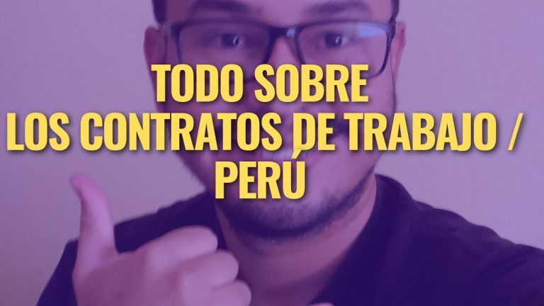 Descubre los 5 Tipos de Contrato de Trabajo en Perú: Guía Completa para Trámites Laborales