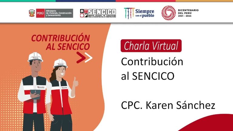 Todo lo que necesitas saber sobre la contribución al SENCICO en Perú: trámites, requisitos y beneficios