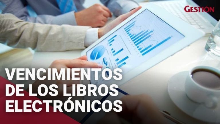 ¡No te pierdas el cronograma de vencimientos de libros electrónicos en Perú!
