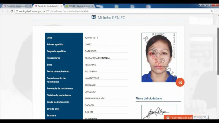 Reniec Mi Perú: Todo lo que necesitas saber sobre trámites y servicios del Registro Nacional de Identificación y Estado Civil