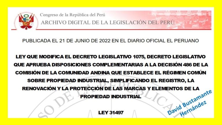 Todo lo que necesitas saber sobre el Decreto Legislativo 1075 en Perú: trámites y requisitos