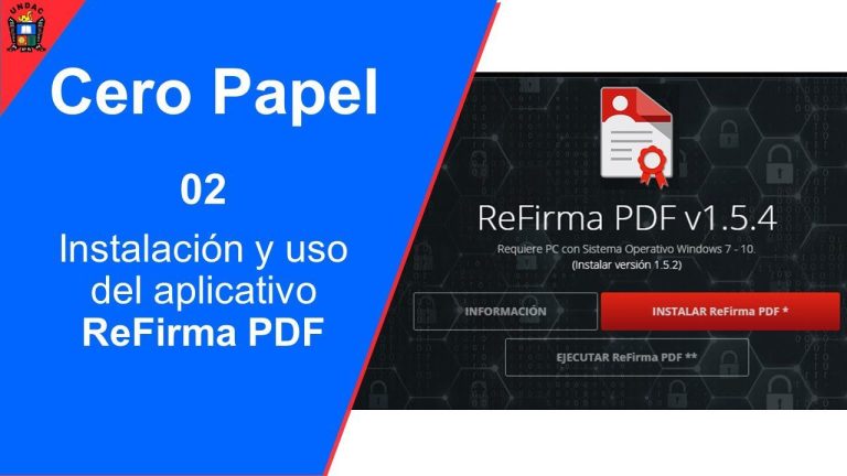 ¡Aprende a Refirmar tus Documentos PDF en Perú de Forma Rápida y Sencilla!