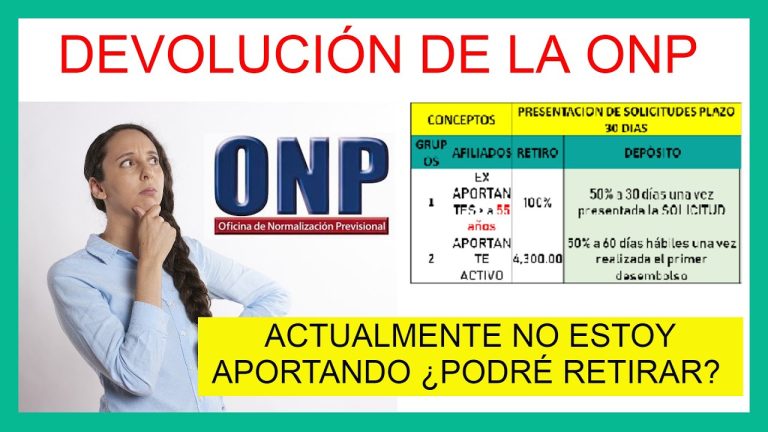 Guía completa sobre la devolución de la ONP en Perú: Trámites, requisitos y plazos