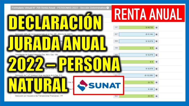 Todo lo que necesitas saber sobre la renta anual para personas naturales en Perú: guía completa y requisitos
