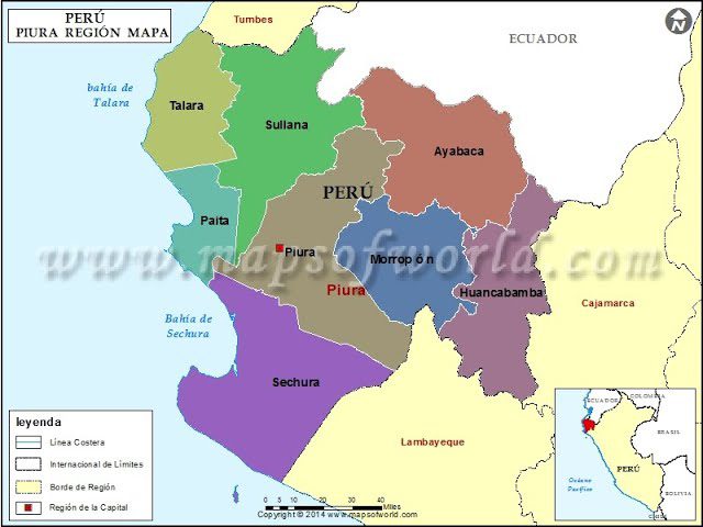 Descubre el Mapa Detallado de la Provincia de Piura para Guías de Trámites en Perú