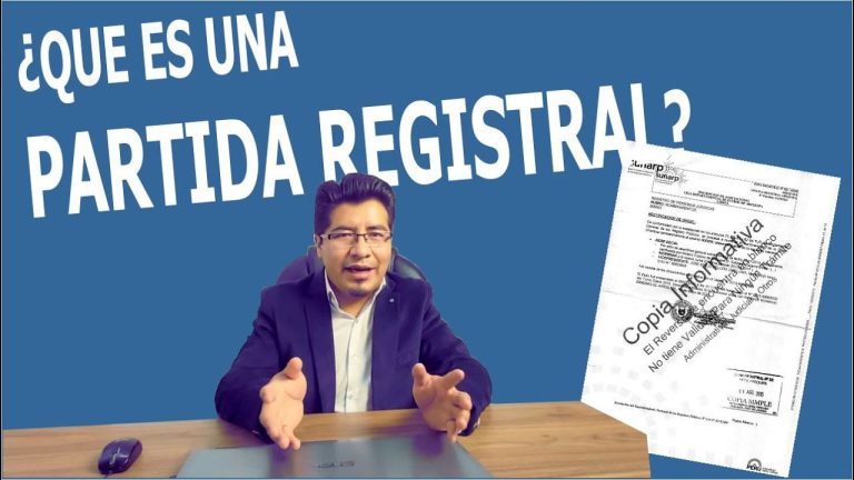 Todo lo que necesitas saber sobre la partida registral en Perú: trámites y requisitos