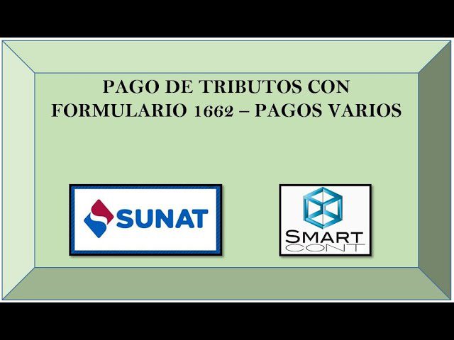 Todo lo que necesitas saber sobre el Formulario 1662 de la Sunat en Perú: Trámites y requisitos