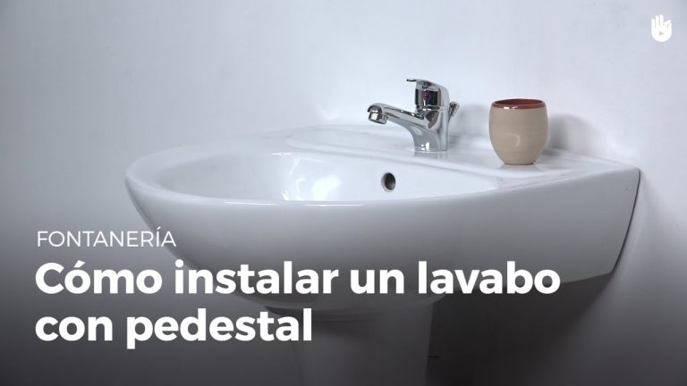 Guía completa para instalar un lavatorio con pedestal en Perú: todo lo que necesitas saber