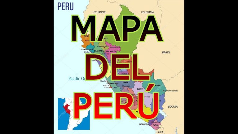 Descubre los Mejores Dibujos del Mapa del Perú con sus Departamentos para tus Trámites