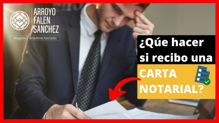 Todo lo que necesitas saber sobre la carta notarial por deuda en Perú: trámites y requisitos