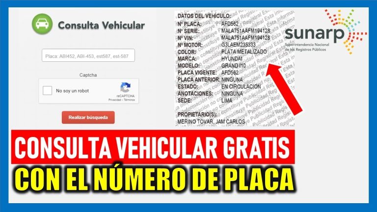 Guía Completa: Cómo Buscar el Nombre del Propietario por Placa de Vehículo en Perú