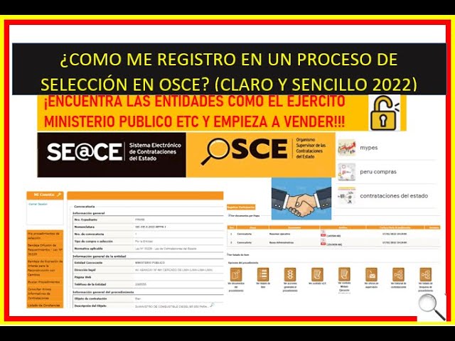 Guía completa para realizar trámites en OSCE GOB: Todo lo que necesitas saber en Perú