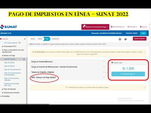 Guía completa: Cómo realizar pagos en línea a través de SUNAT en Perú