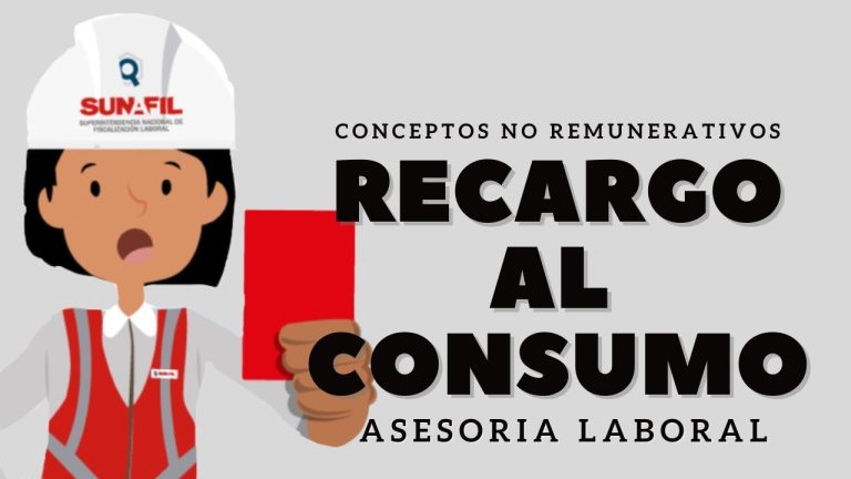 Todo lo que necesitas saber sobre el recargo al consumo: trámites y requisitos en Perú