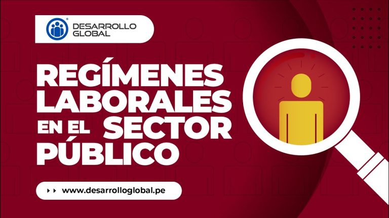Todo lo que necesitas saber sobre los regímenes laborales en el sector público en Perú: Trámites y regulaciones