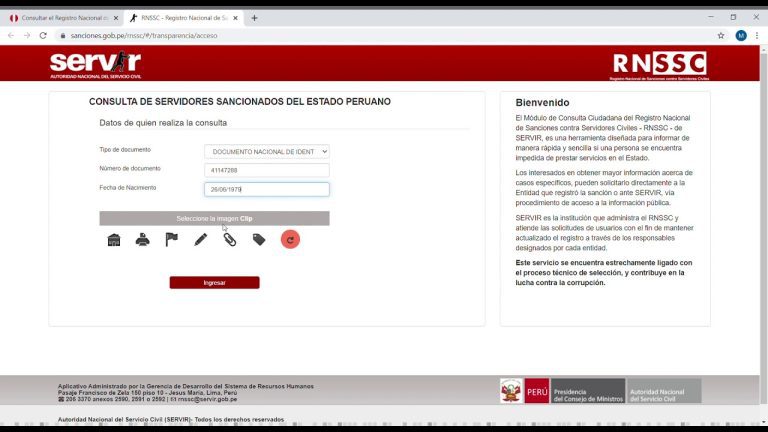 Todo lo que necesitas saber sobre el Registro Nacional de Sanciones contra Servidores Civiles en Perú: Trámites y Procedimientos