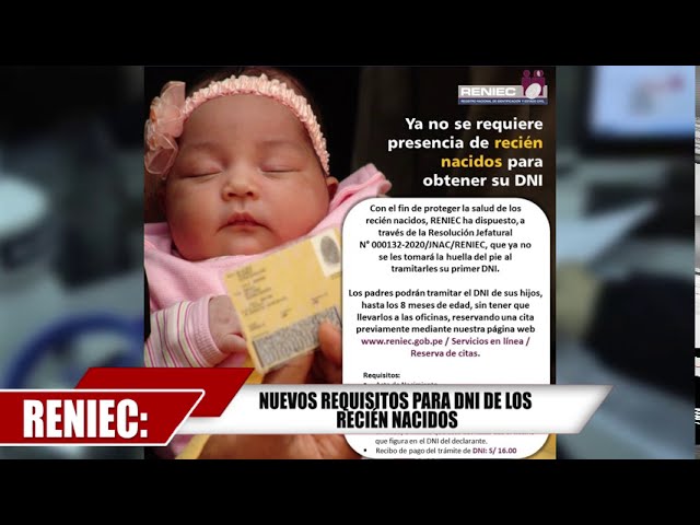 Cómo tramitar el DNI para recién nacidos con Reniec: Guía paso a paso en Perú