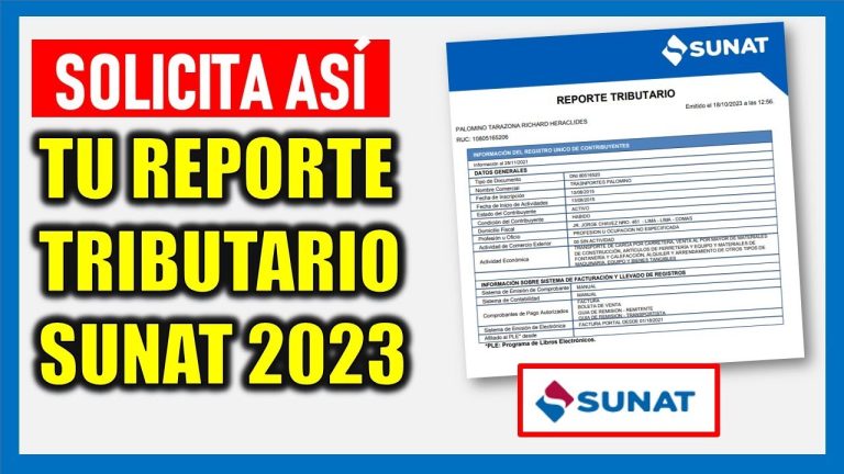 Guía completa de Sunat Reporte Tributario para Terceros: Todo lo que necesitas saber en Perú