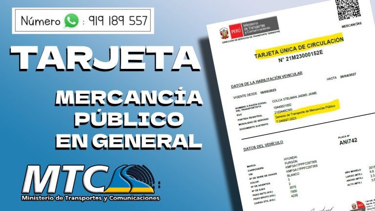 Todo lo que necesitas saber sobre el registro de MTC en Perú: trámites, requisitos y pasos a seguir