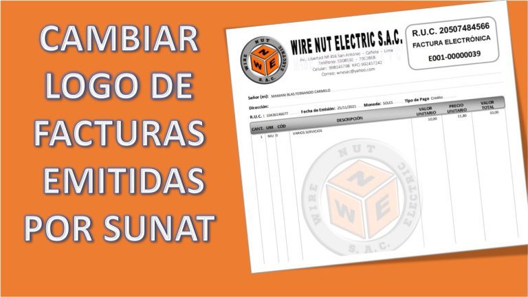 Guía práctica: Cómo poner logo en factura electrónica Sunat en Perú