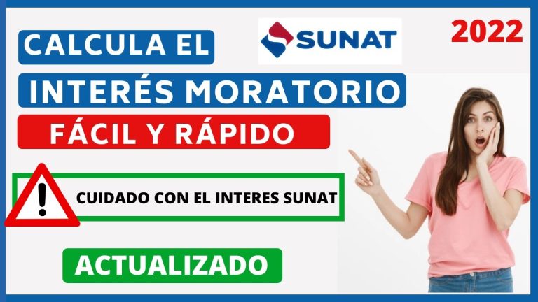 Todo lo que necesitas saber sobre la tasa de interés moratoria de la SUNAT en Perú