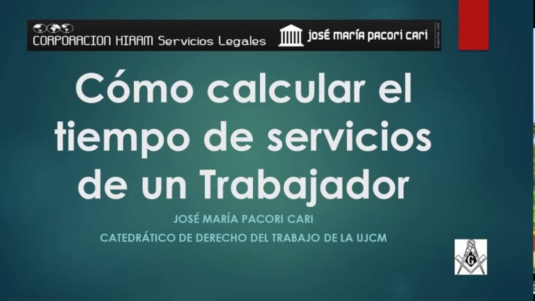 Todo lo que necesitas saber sobre el tiempo de servicio laboral en Perú: trámites y requisitos
