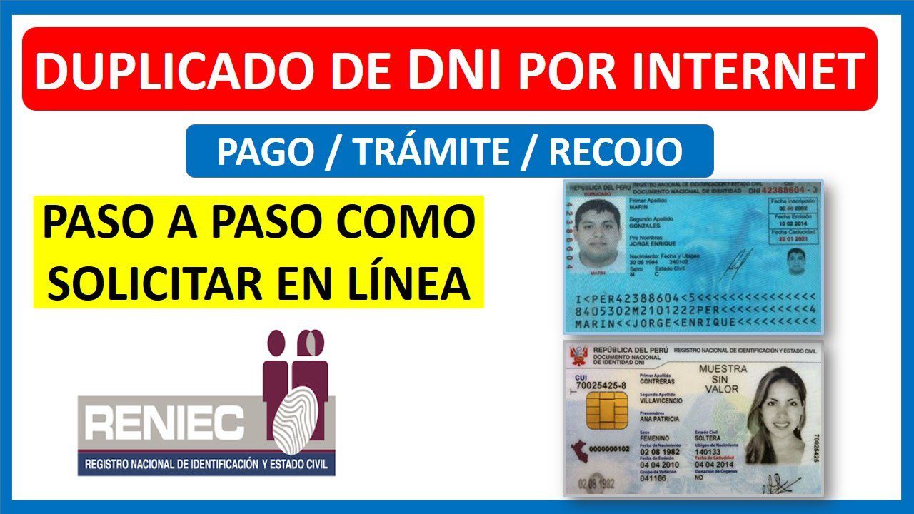 Todo lo que necesitas saber sobre el pago del DNI duplicado en Perú: trámites y procedimientos