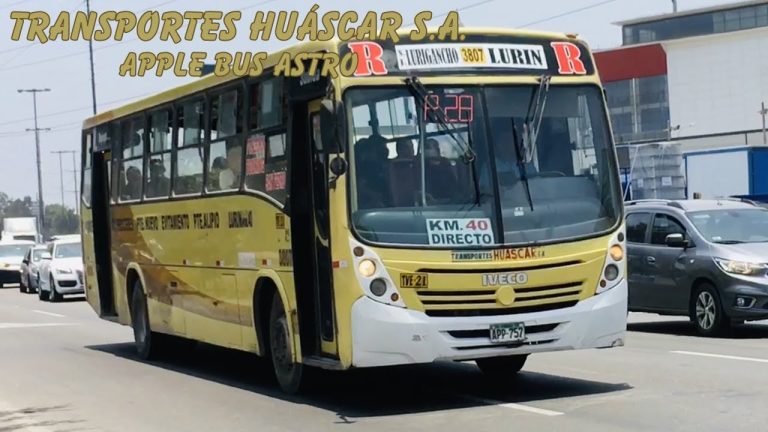 Todo lo que necesitas saber sobre la ruta 3807-C de Transportes Huáscar SA en Perú: Trámites y Recorrido