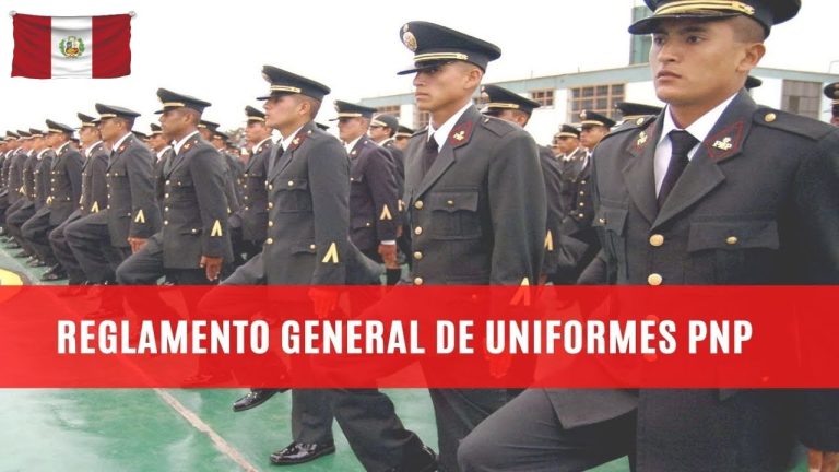 Todo lo que necesitas saber sobre el reglamento de uniformes de la PNP en Perú: trámites y requisitos