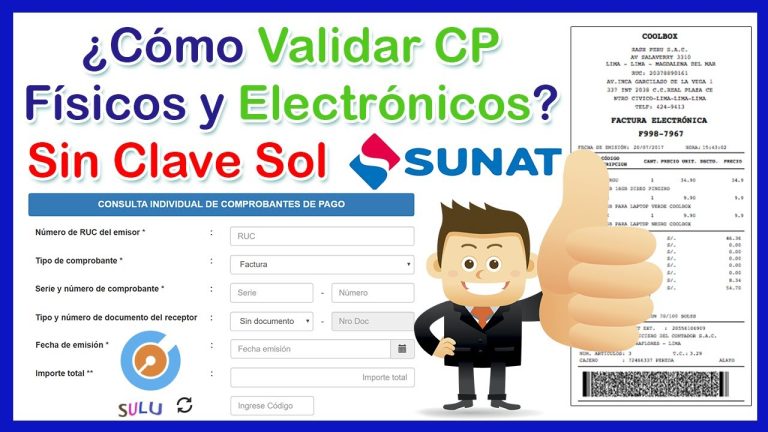 Guía completa para la validación de comprobantes de pago Sunat: Trámites fáciles en Perú