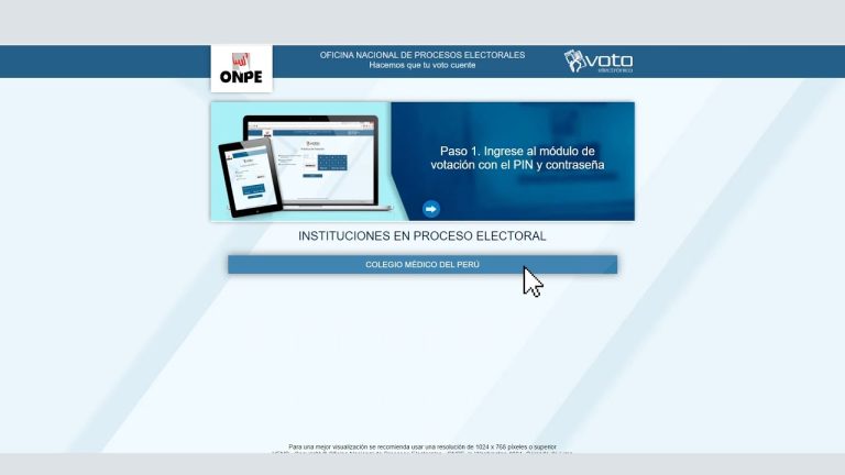 Todo lo que debes saber sobre el voto electrónico no presencial en Perú: requisitos, procedimientos y beneficios