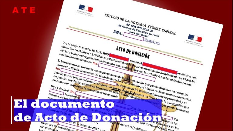 Todo lo que necesitas saber sobre el acta de donación en Perú: trámites y requisitos