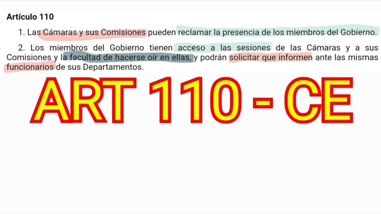 Todo lo que necesitas saber sobre el artículo 110: Trámites y requisitos en Perú