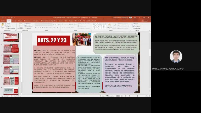 Conoce tus derechos: Análisis del Artículo 22 de la Constitución Política del Perú